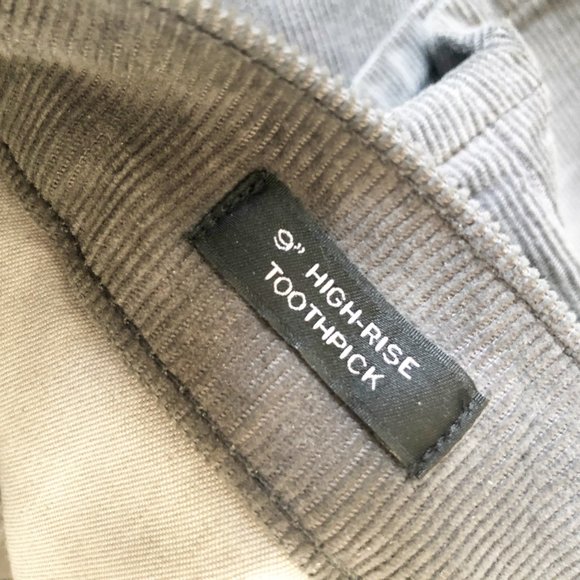 New J.Crew High Rise Toothpick Corduroy Jeans 27 - Picture 8 of 12